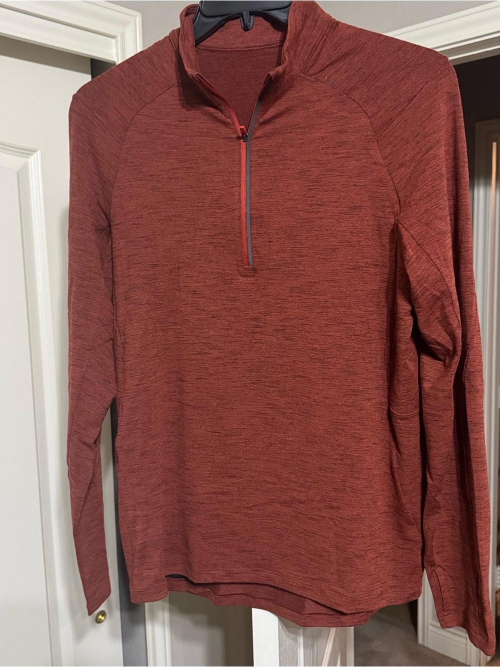 Men's Lululemon Half-Zip Pullover Sweater - Rust